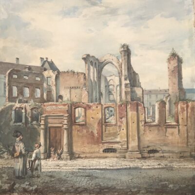 Wojciech Grabowski, Ruiny kościoła franciszkanów we Lwowie, Lwowskie Muzeum Historyczne