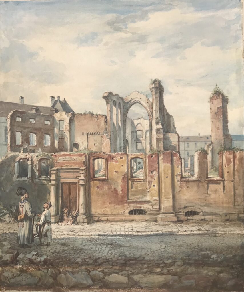 Wojciech Grabowski, Ruiny kościoła franciszkanów we Lwowie, Lwowskie Muzeum Historyczne